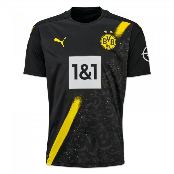 Tailandia Camiseta Borussia Dortmund 2ª 2020/21 Negro